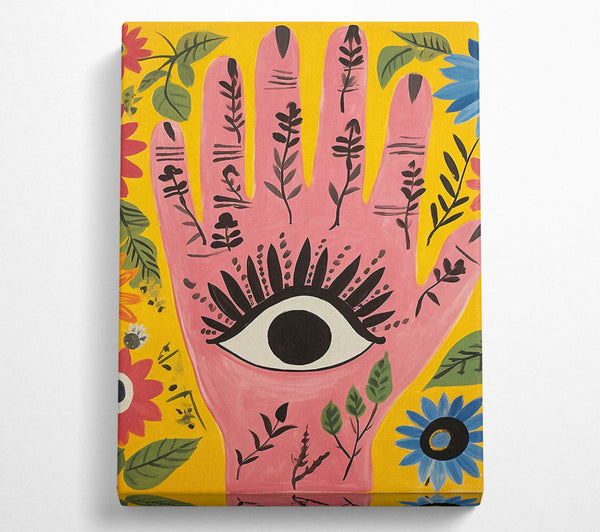 A Canvas Print of Eye Hand Art Canvas Print