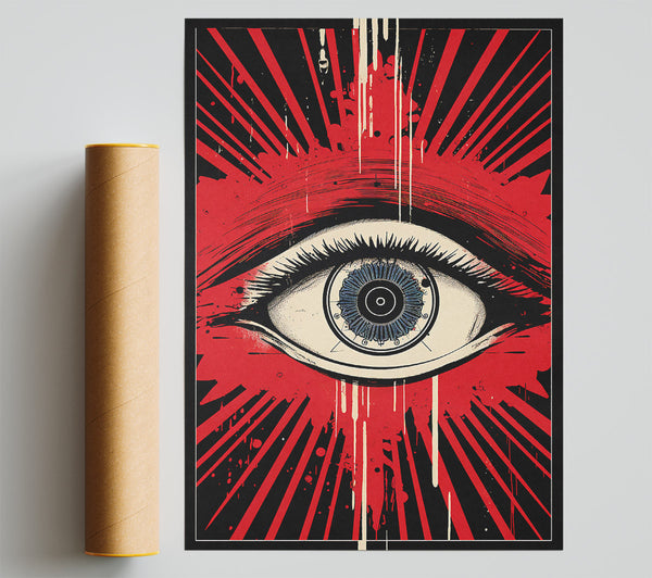 Eye Retro Poster
