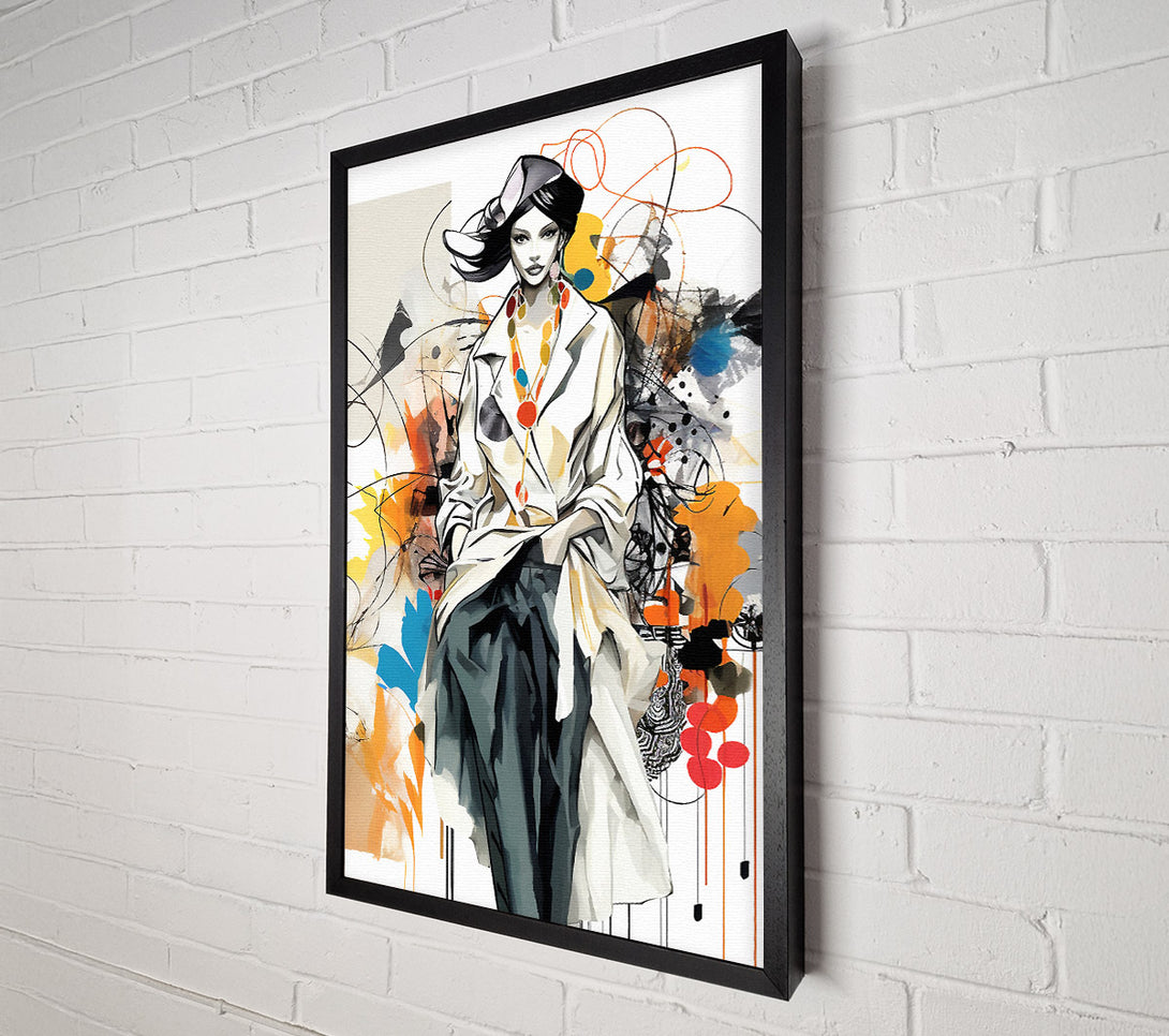  A Canvas Print of Fabulous Fashion Canvas Wall Art