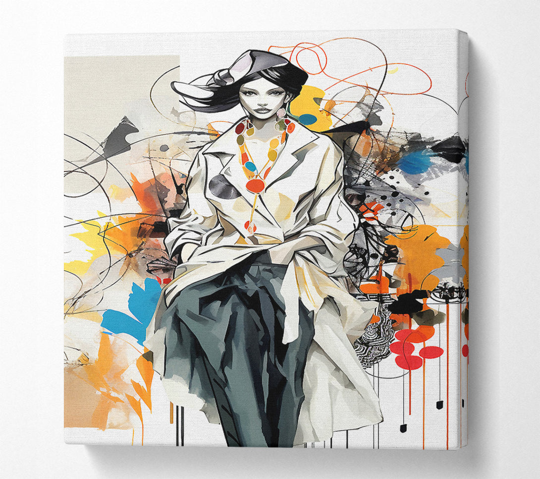  A Canvas Print of Fabulous Fashion Canvas Wall Art