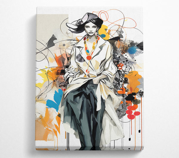  A Canvas Print of Fabulous Fashion Canvas Wall Art