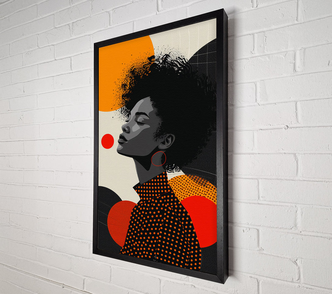  A Canvas Print of Face Of Abstract Canvas Print