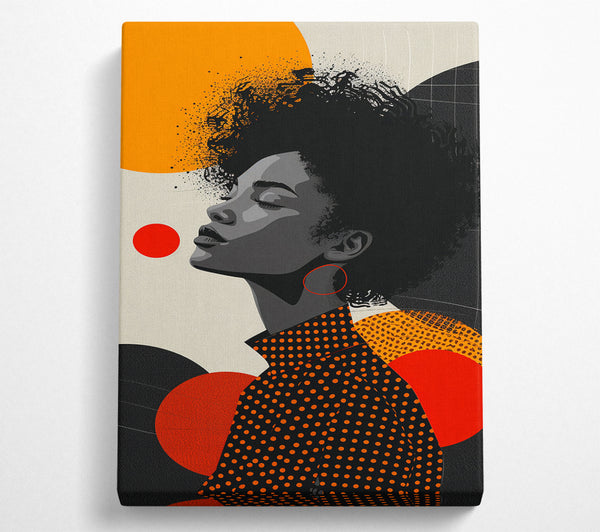  A Canvas Print of Face Of Abstract Canvas Print