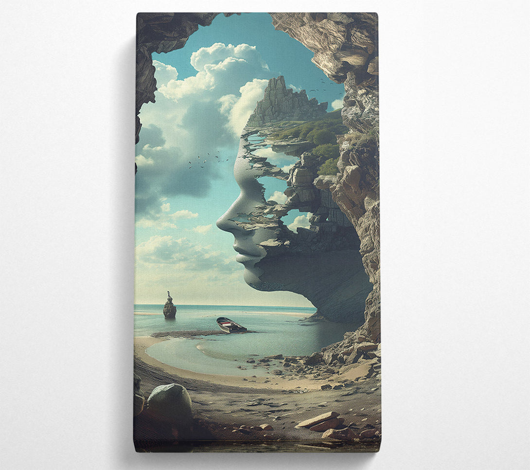  A Canvas Print of Face Of The Earth Canvas Print