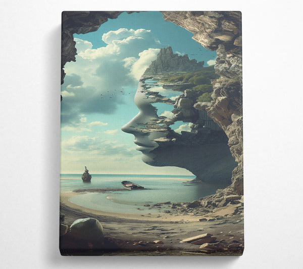  A Canvas Print of Face Of The Earth Canvas Print