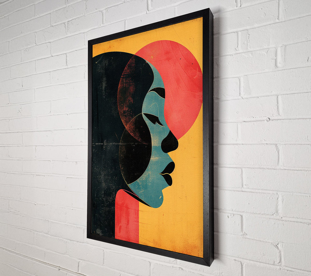  A Canvas Print of Face To The Right Canvas Art