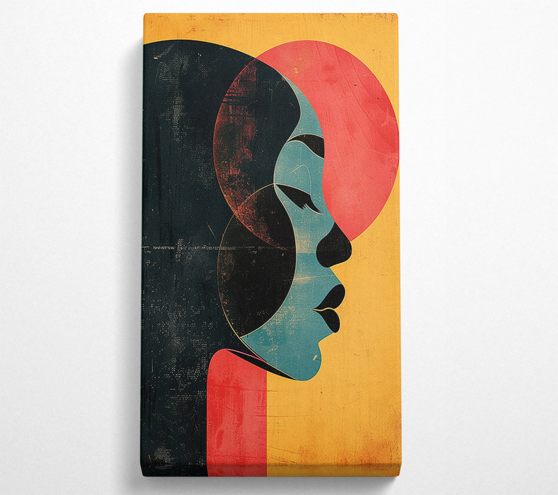  A Canvas Print of Face To The Right Canvas Art