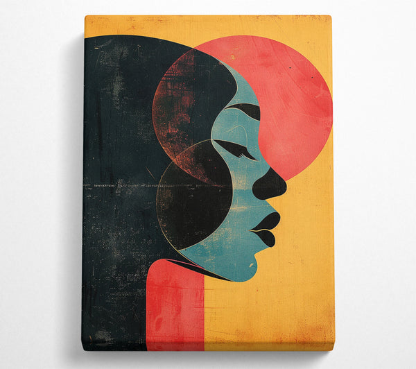  A Canvas Print of Face To The Right Canvas Art