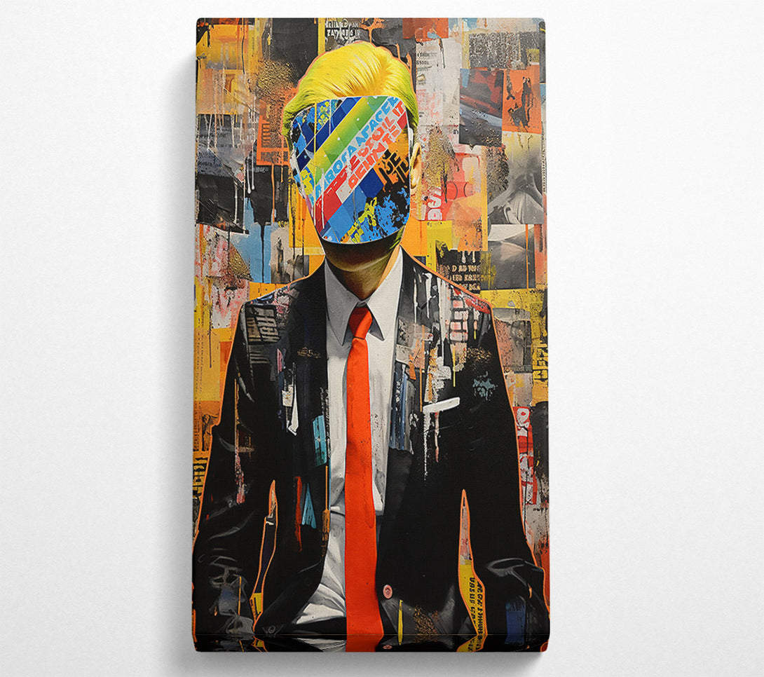 A Canvas Print of Faceless Society Canvas Wall Art
