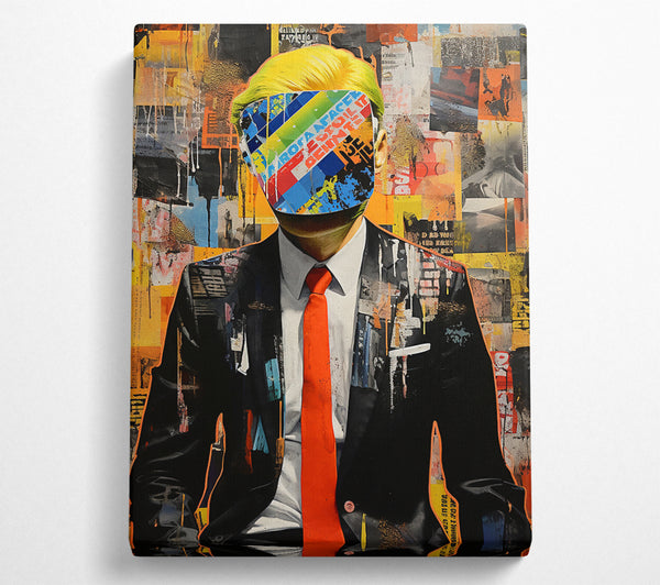  A Canvas Print of Faceless Society Canvas Wall Art