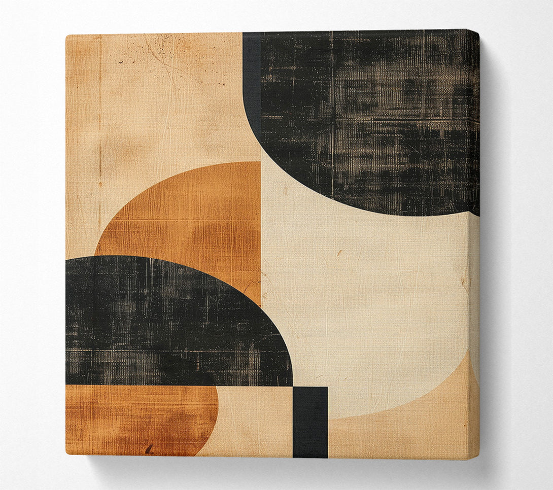  A Canvas Print of Faded Shapes Canvas Art