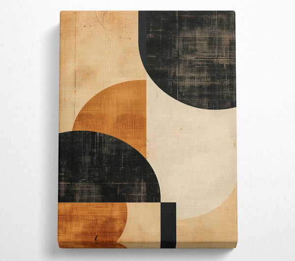  A Canvas Print of Faded Shapes Canvas Art