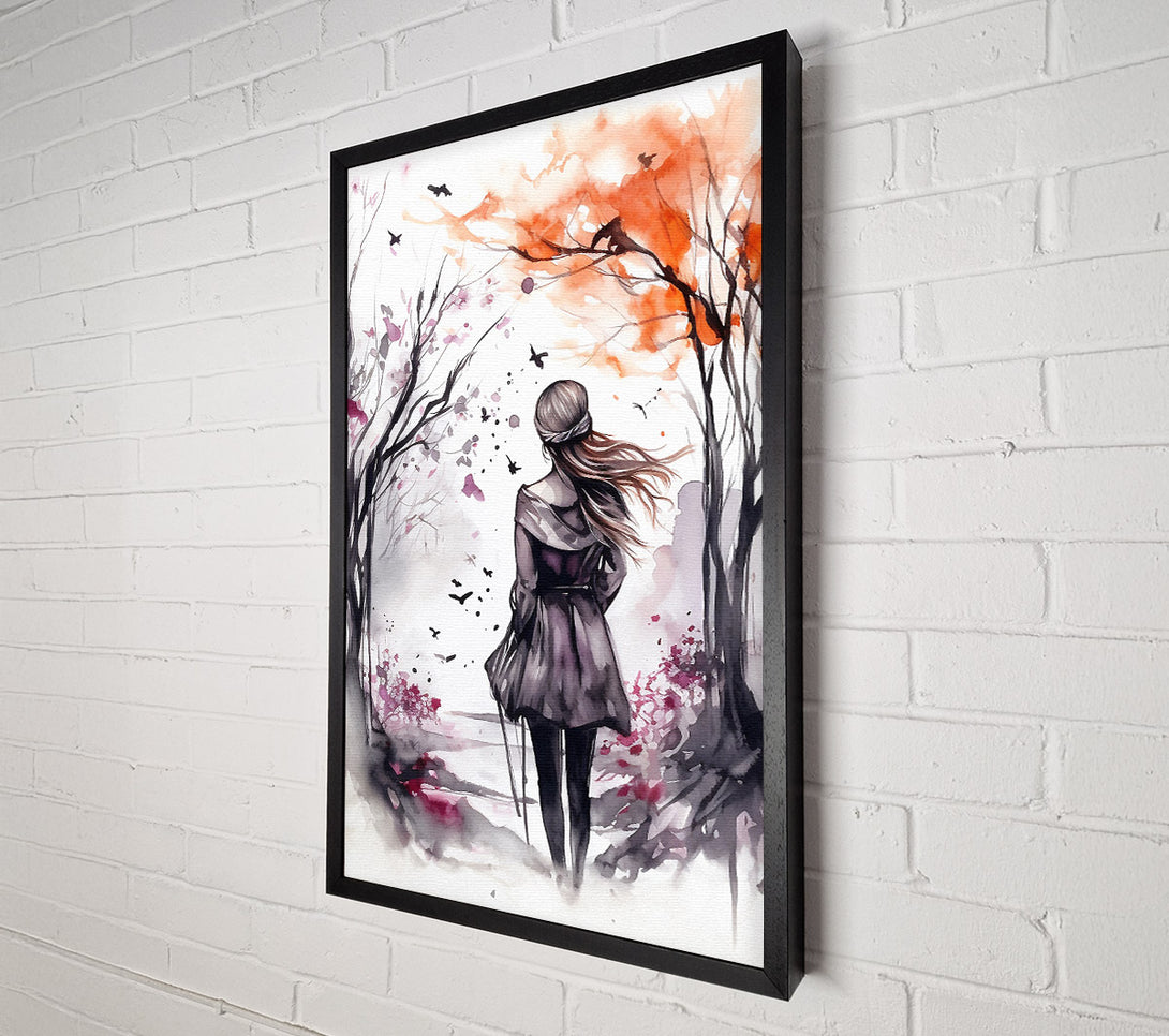  A Canvas Print of Fallen Leaves Canvas Art