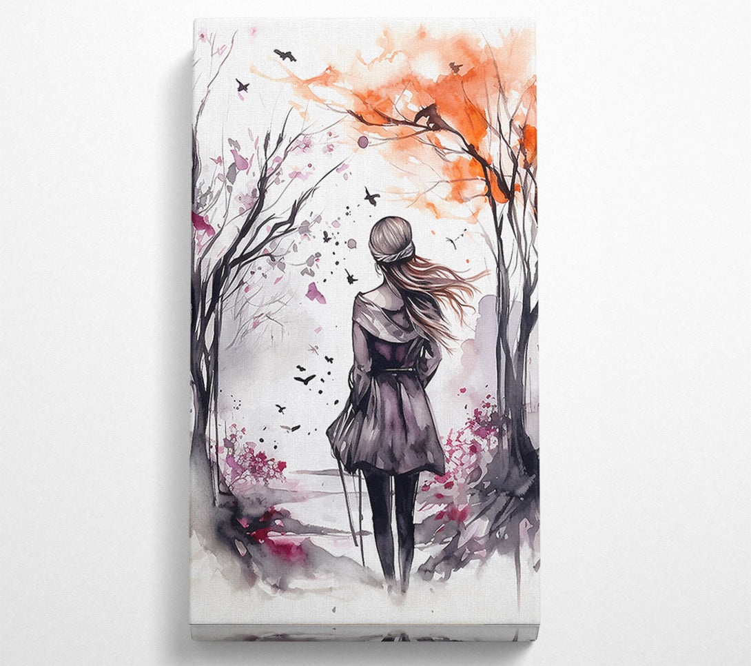  A Canvas Print of Fallen Leaves Canvas Art