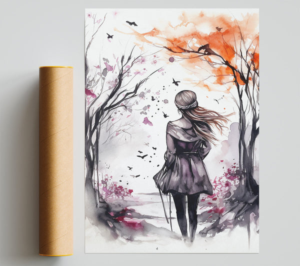 Fallen Leaves Giclee Print