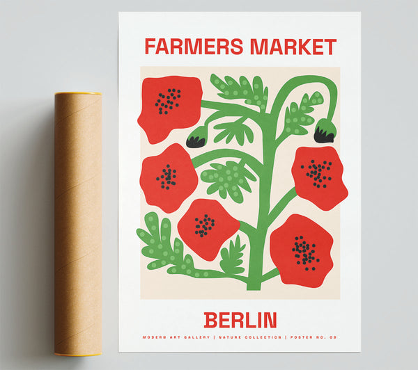 Farmers Market Berlin Giclee Print