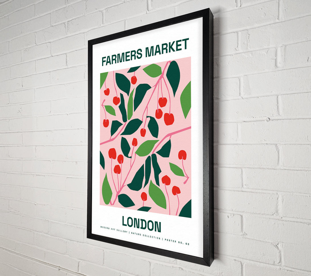  A Canvas Print of Farmers Market London Canvas Art