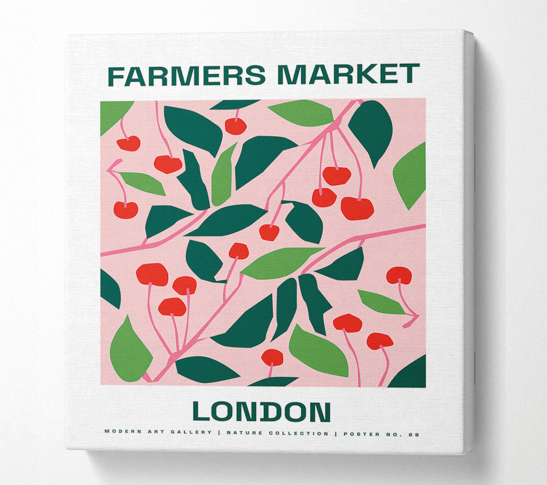  A Canvas Print of Farmers Market London Canvas Art