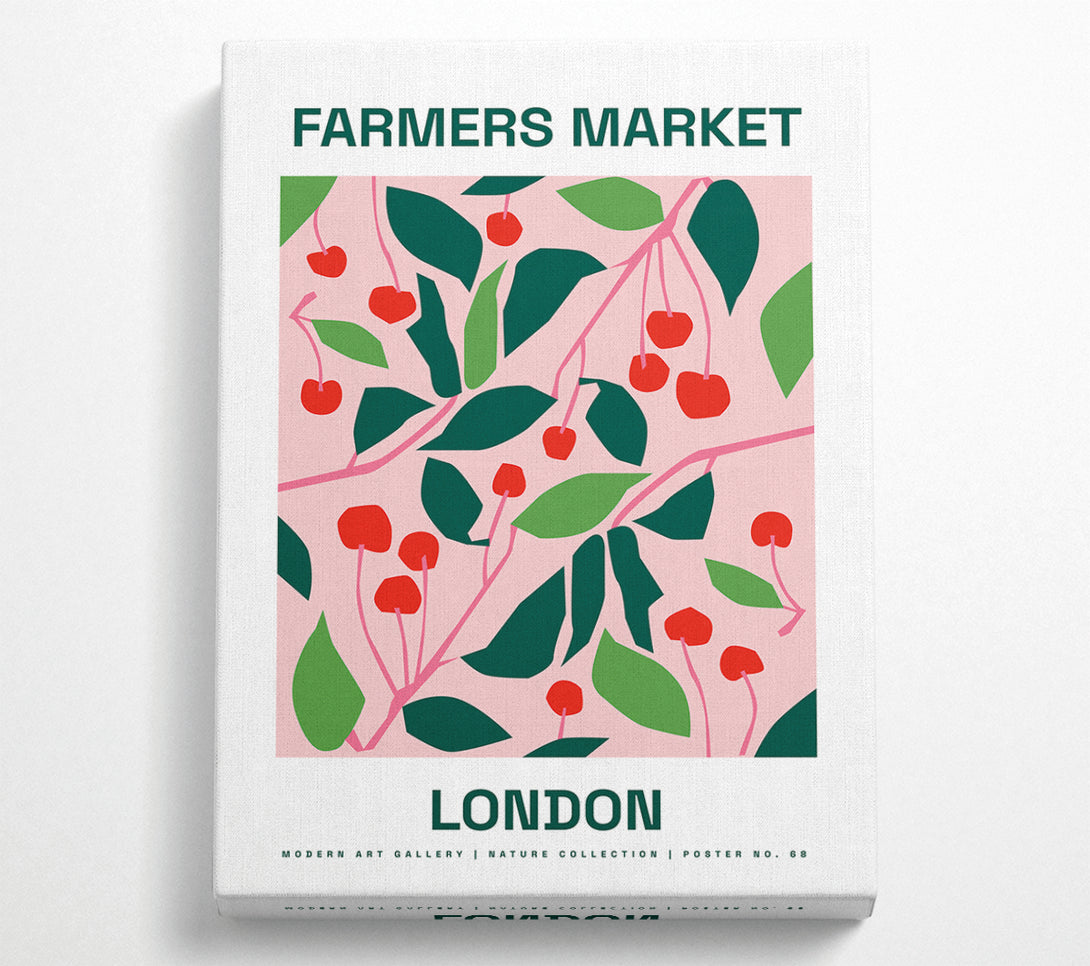  A Canvas Print of Farmers Market London Canvas Art