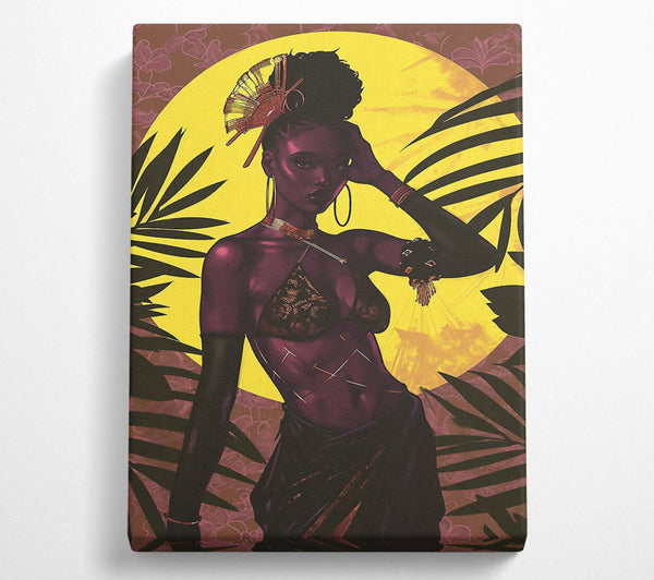  A Canvas Print of Fashion And Sun Canvas Print
