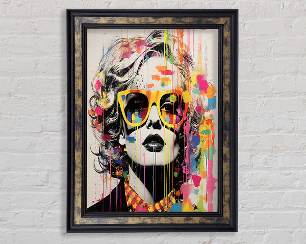 Fashion Boss Woman Framed Print
