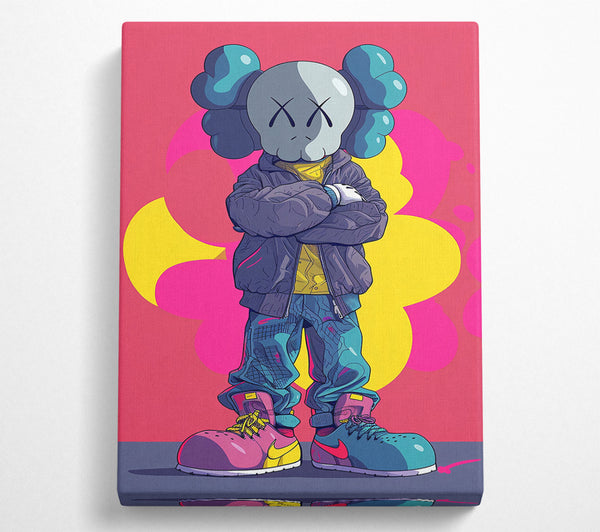  A Canvas Print of Fashion Cartoon Canvas Wall Art