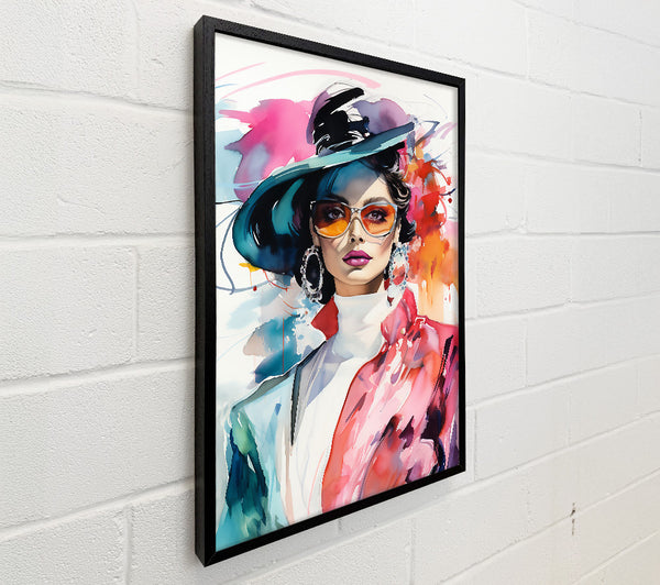 Fashion Lady In Glasses