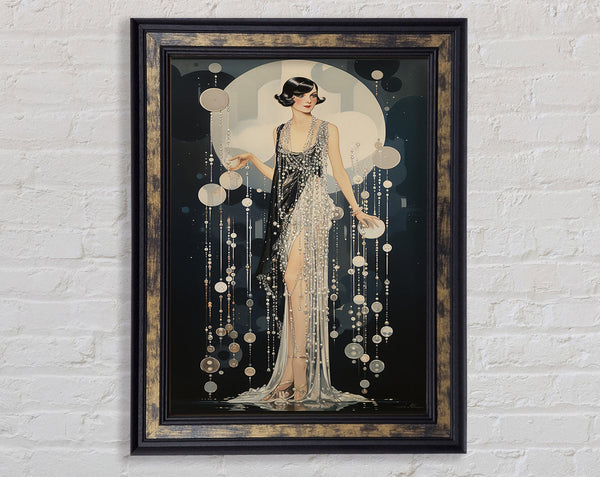 Fashion Vintage Framed Print