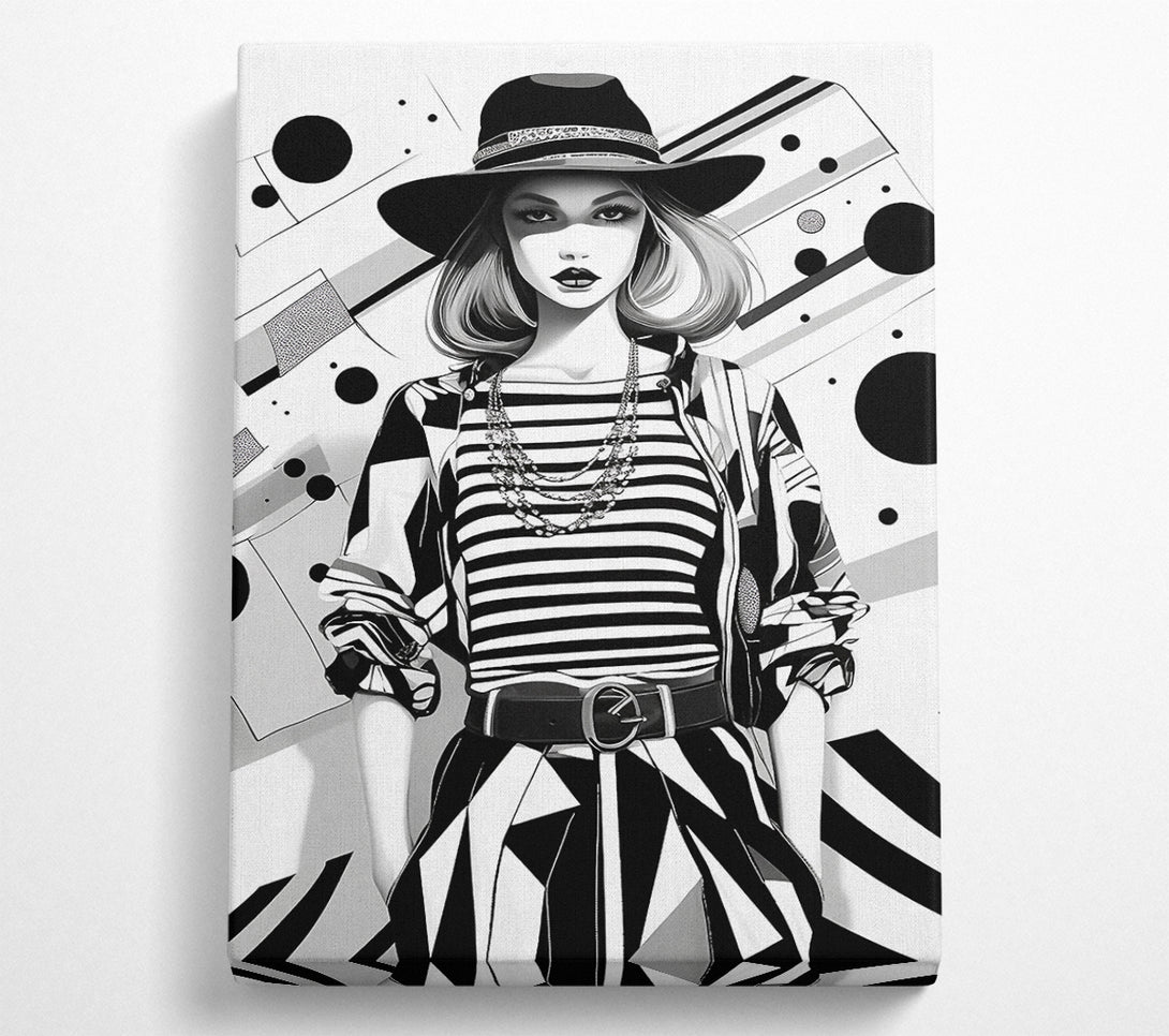 A Canvas Print of Fasion Walk Canvas Print
