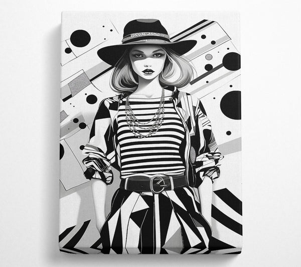  A Canvas Print of Fasion Walk Canvas Print