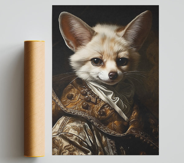 Fennec Fox Renaisance Giclee Print
