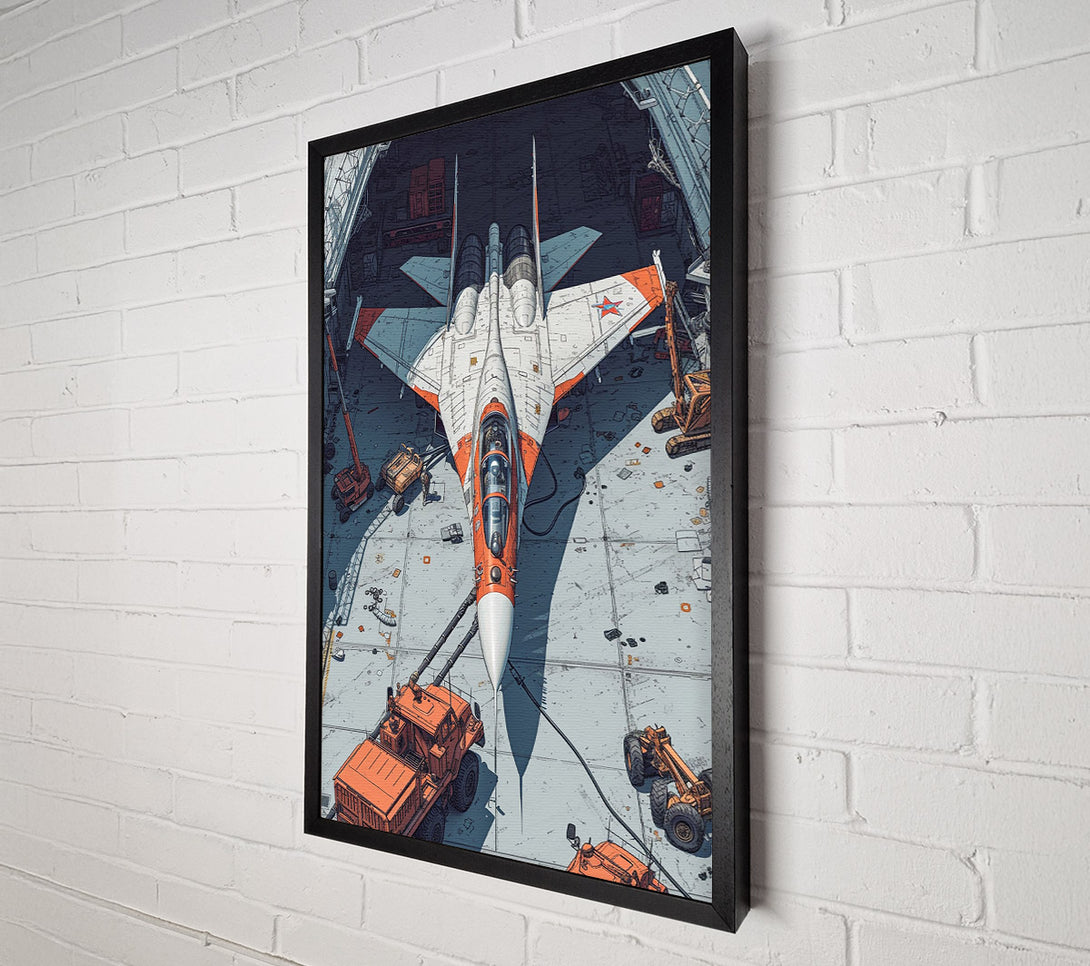  A Canvas Print of Fighter Jet Wars Canvas Art