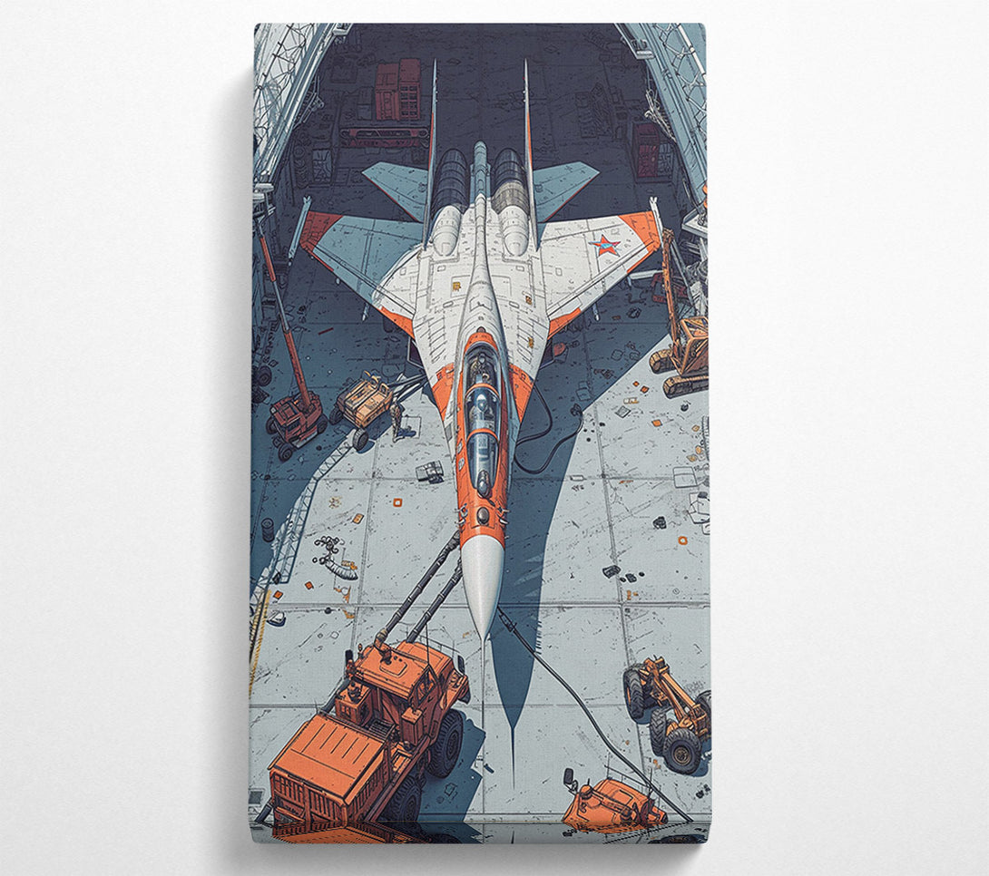  A Canvas Print of Fighter Jet Wars Canvas Art