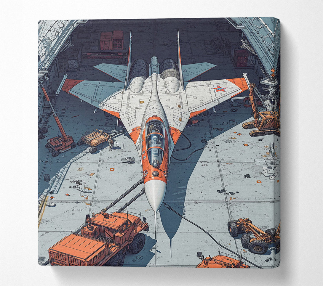  A Canvas Print of Fighter Jet Wars Canvas Art
