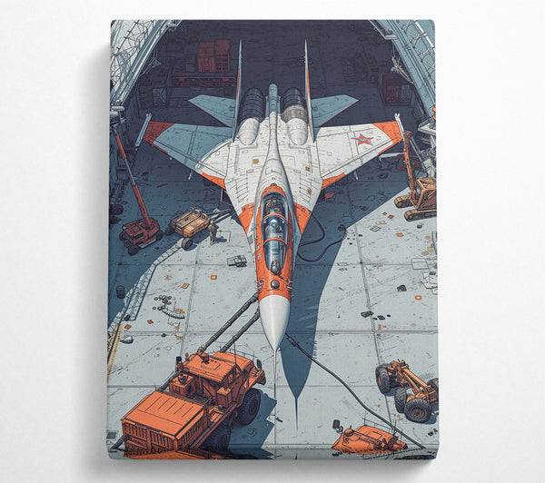  A Canvas Print of Fighter Jet Wars Canvas Art