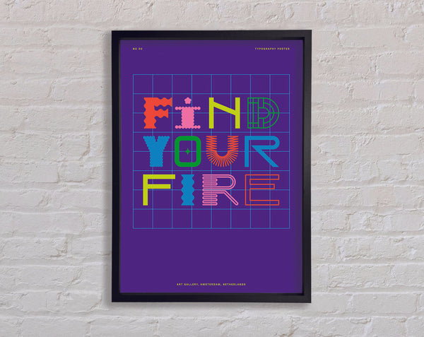 Find Your Fire Framed Print