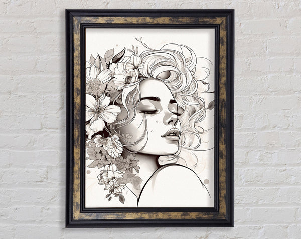 Floral Beauty Framed Print