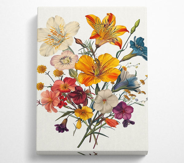  A Canvas Print of Floral Canvas Wall Art