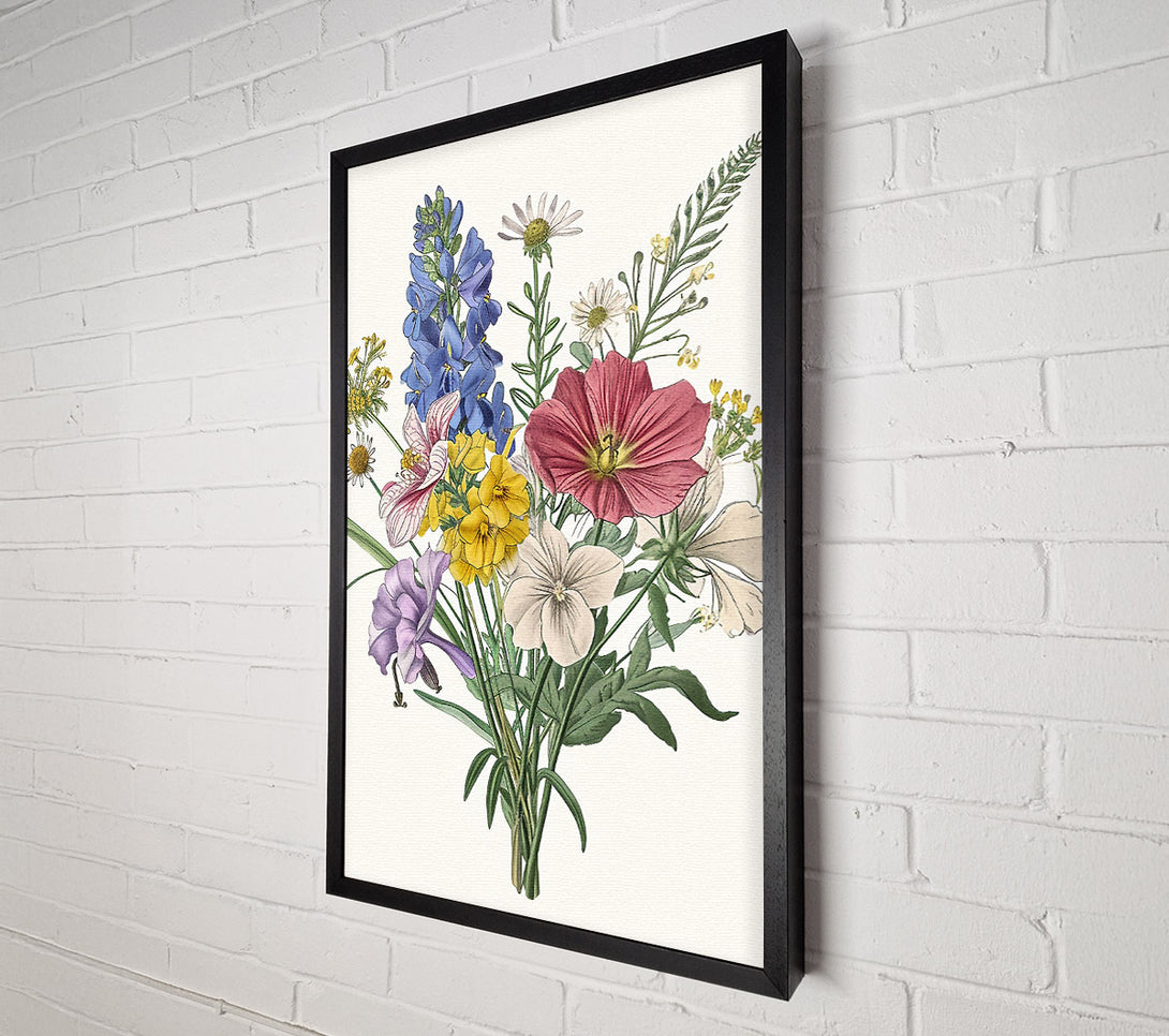  A Canvas Print of Flower Garden Foxglove Canvas Print