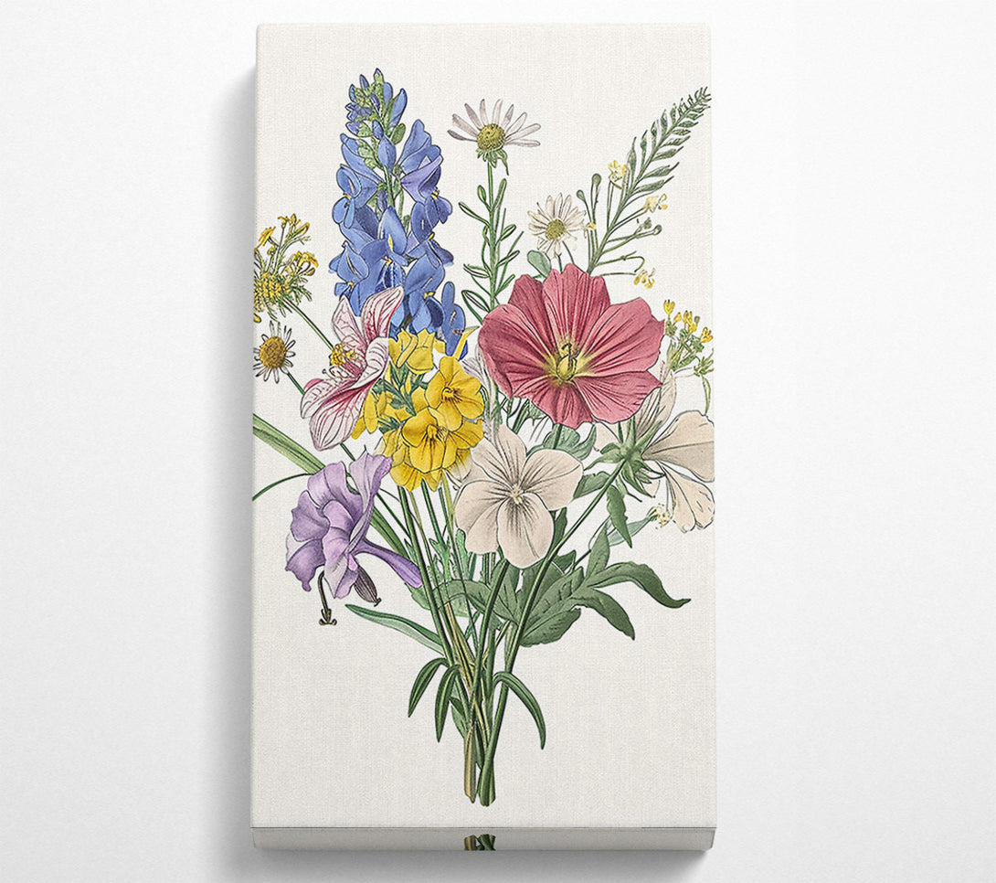  A Canvas Print of Flower Garden Foxglove Canvas Print