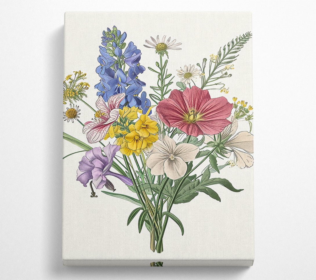  A Canvas Print of Flower Garden Foxglove Canvas Print