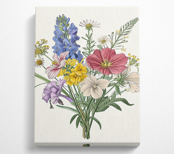  A Canvas Print of Flower Garden Foxglove Canvas Print
