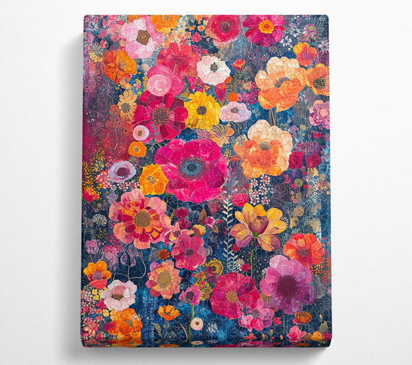  A Canvas Print of Flower Garden Canvas Art