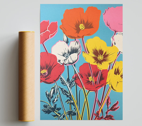 Flower Popart Print