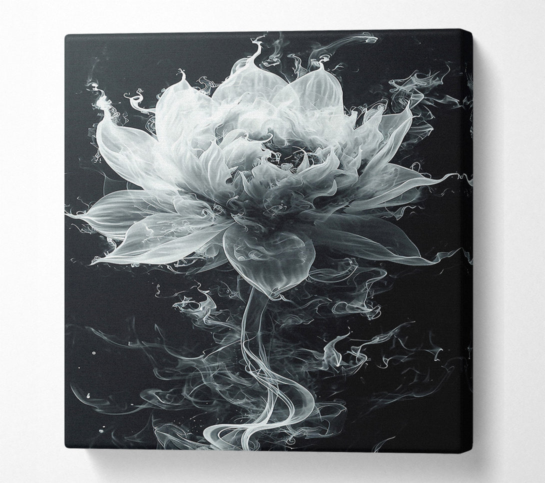  A Canvas Print of Flower Smoke Canvas Print