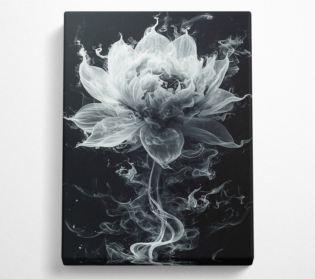  A Canvas Print of Flower Smoke Canvas Print