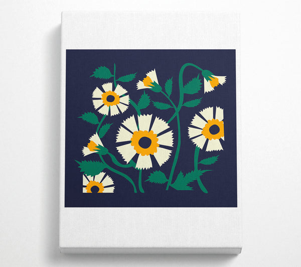  A Canvas Print of Flower Tropical Bohemian Canvas Wall Art