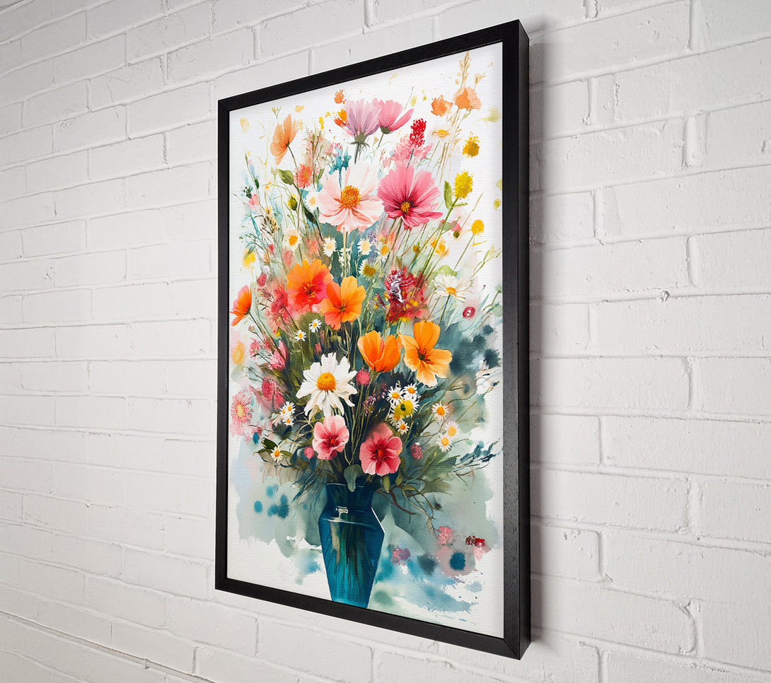 A Canvas Print of Flower Vase Bloom Canvas Print