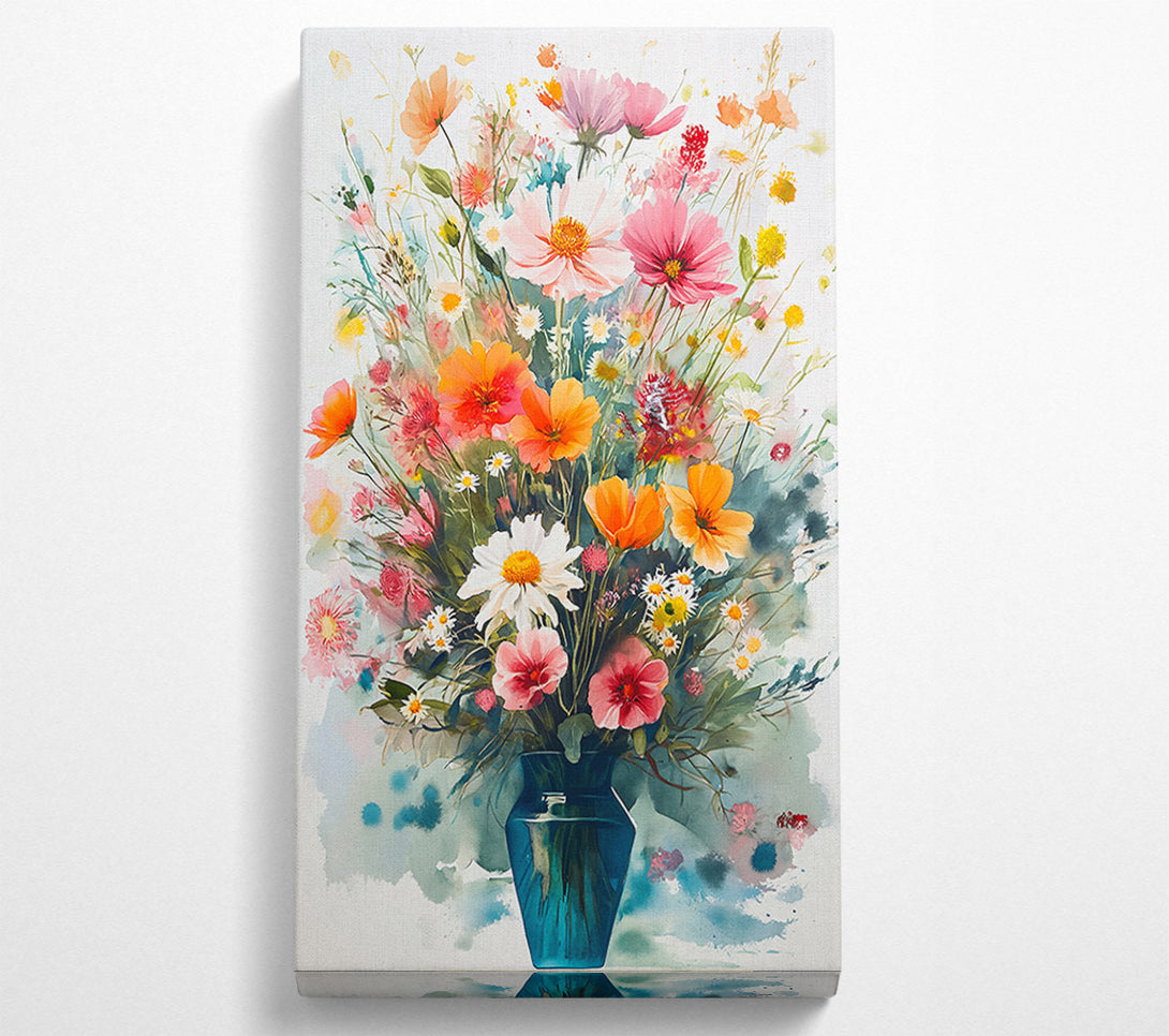  A Canvas Print of Flower Vase Bloom Canvas Print