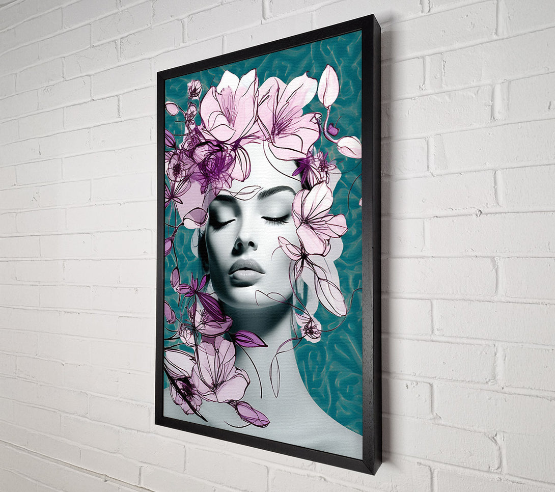  A Canvas Print of Flowers Beauty Canvas Art
